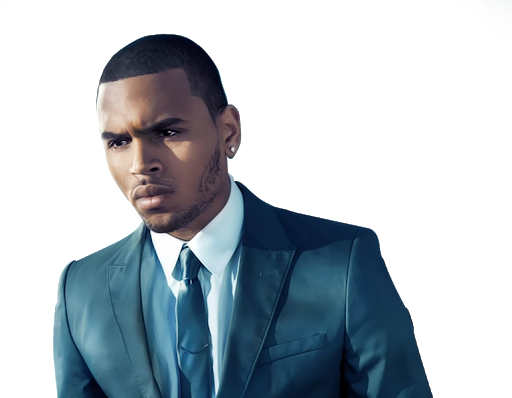 Chris Brown Face Background PNG Image