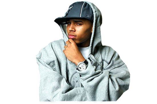 Chris Brown Singer Background PNG Image
