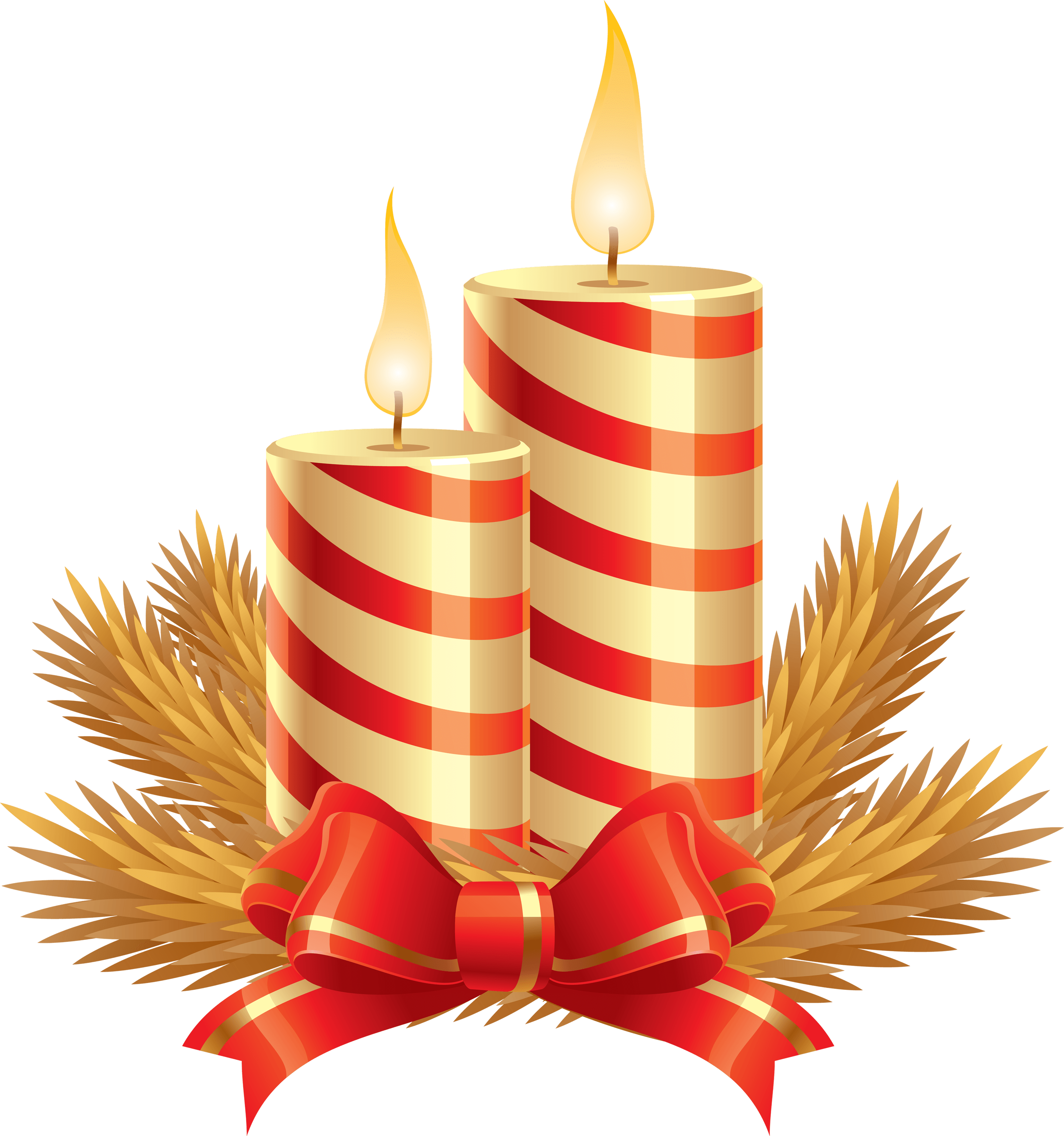 Church Candles Decoration PNG HD Quality
