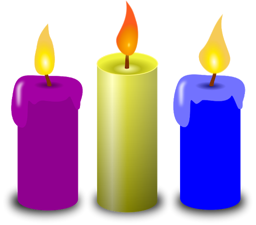 Church Candles Vector Background PNG Image