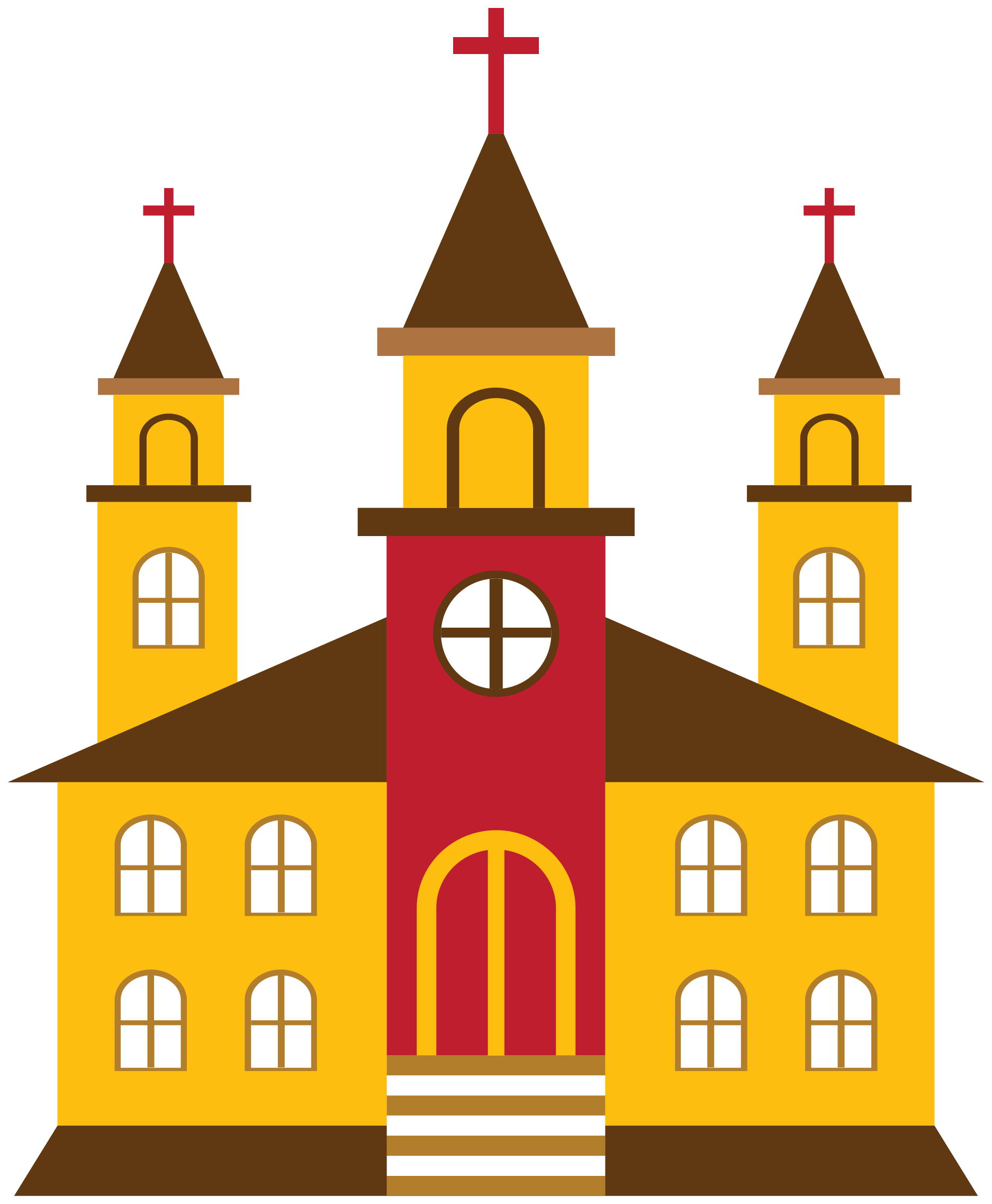 Church Vector Background PNG Image
