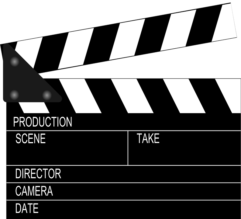 Clapperboard Logo PNG HD Quality