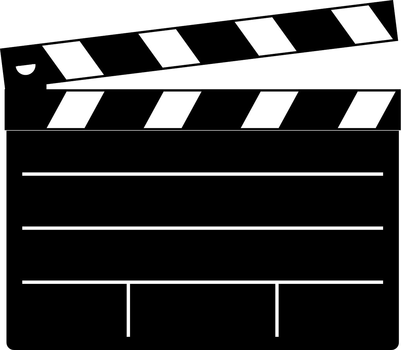 Clapperboard PNG Clipart Background