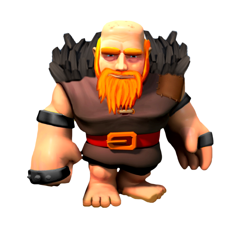 Clash of Clans Giant Background PNG Image