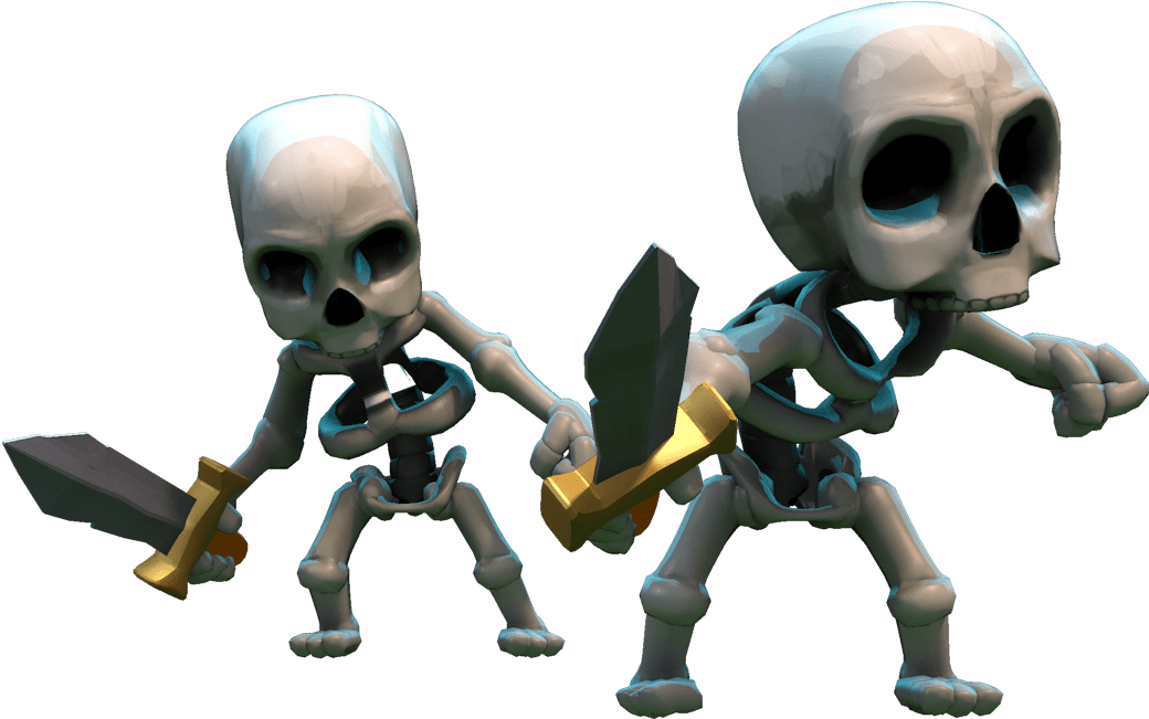 Clash of Clans Skeleton PNG Clipart Background