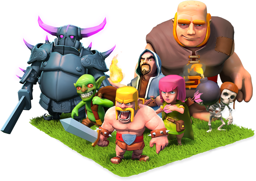 Clash of Clans Troops PNG Clipart Background