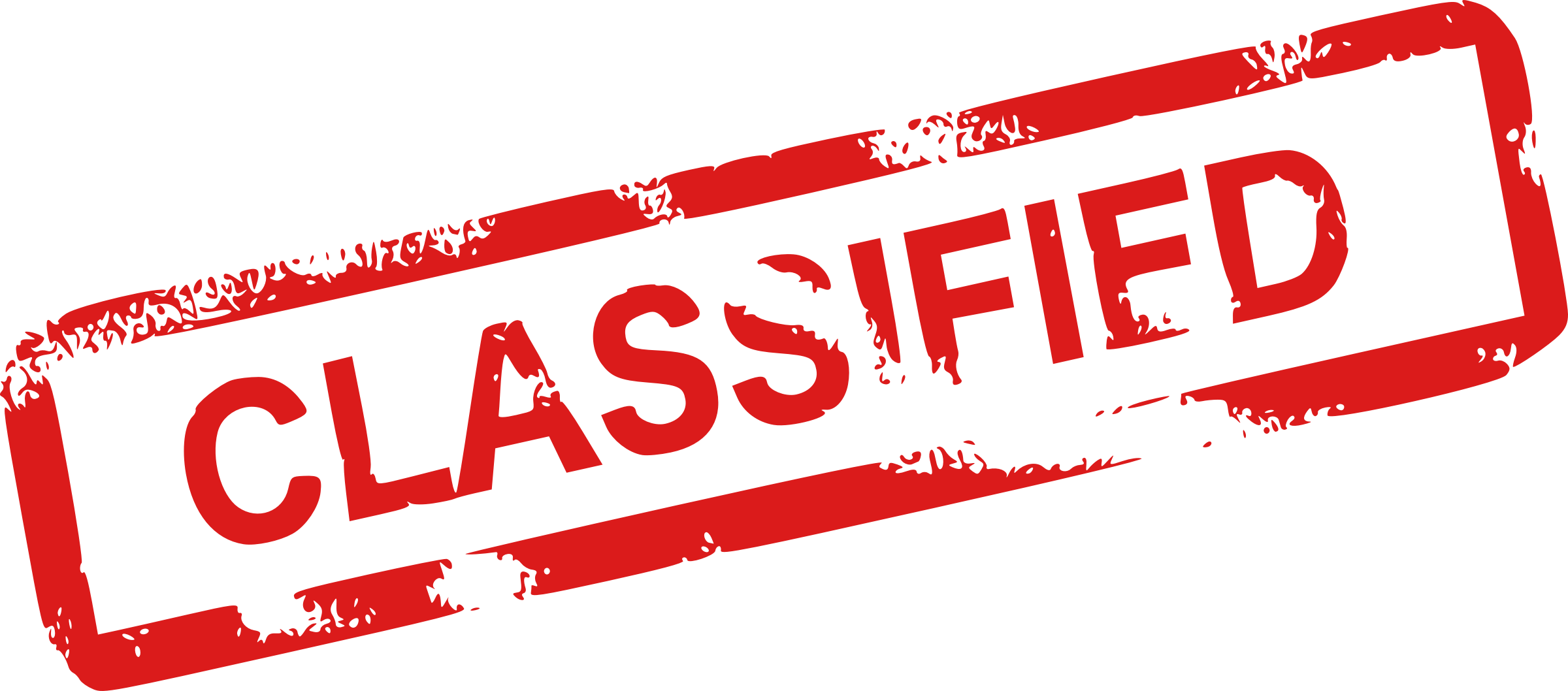 Classified Logo Background PNG Image
