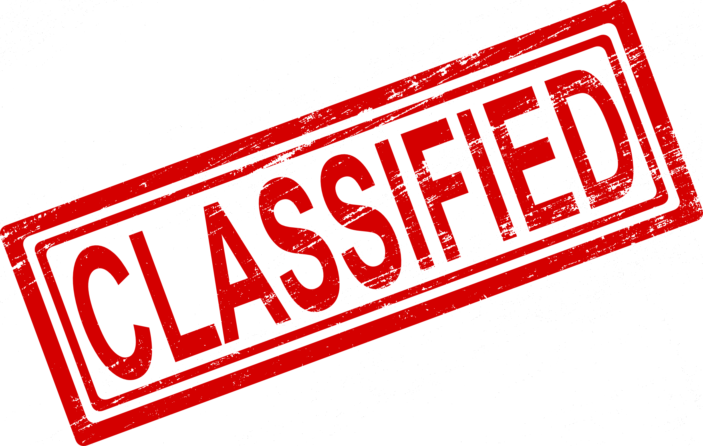 Classified Stamp Background PNG Image