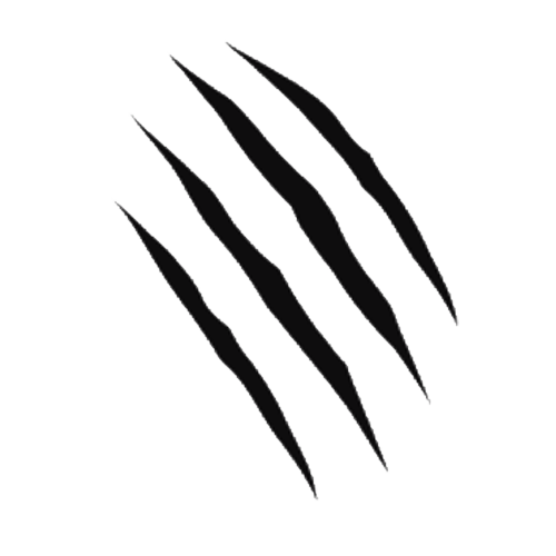 Claw Scratch Mark Background PNG Image