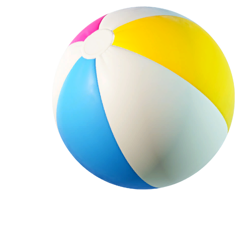 Colored Beach Ball PNG Clipart Background