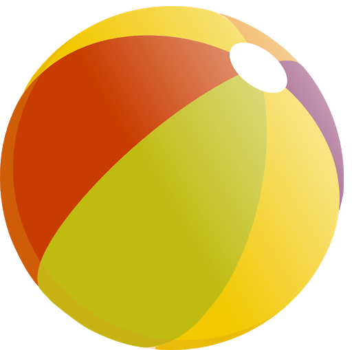 Colored Beach Ball Transparent Background | PNG Play