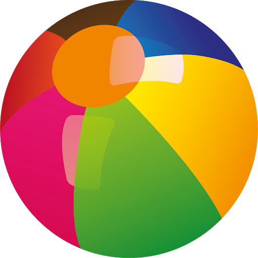 Colored Beach Ball Transparent Free PNG