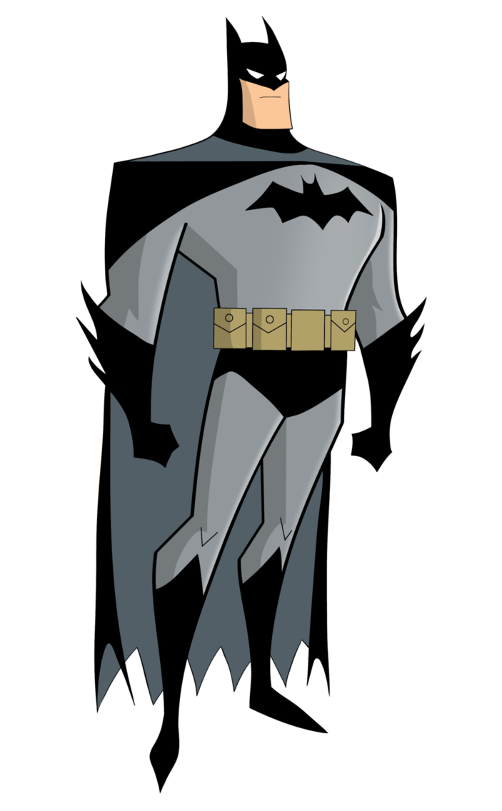 Comic Batman Standing Vector Transparent PNG