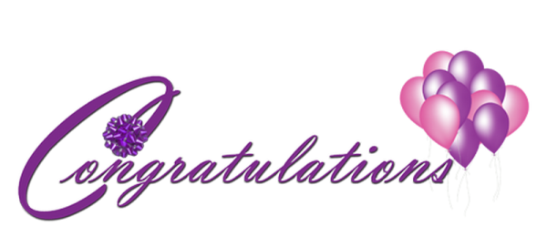 Congratulation Text Background PNG Image