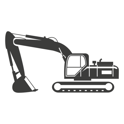 Construction Machine Icon Transparent Background
