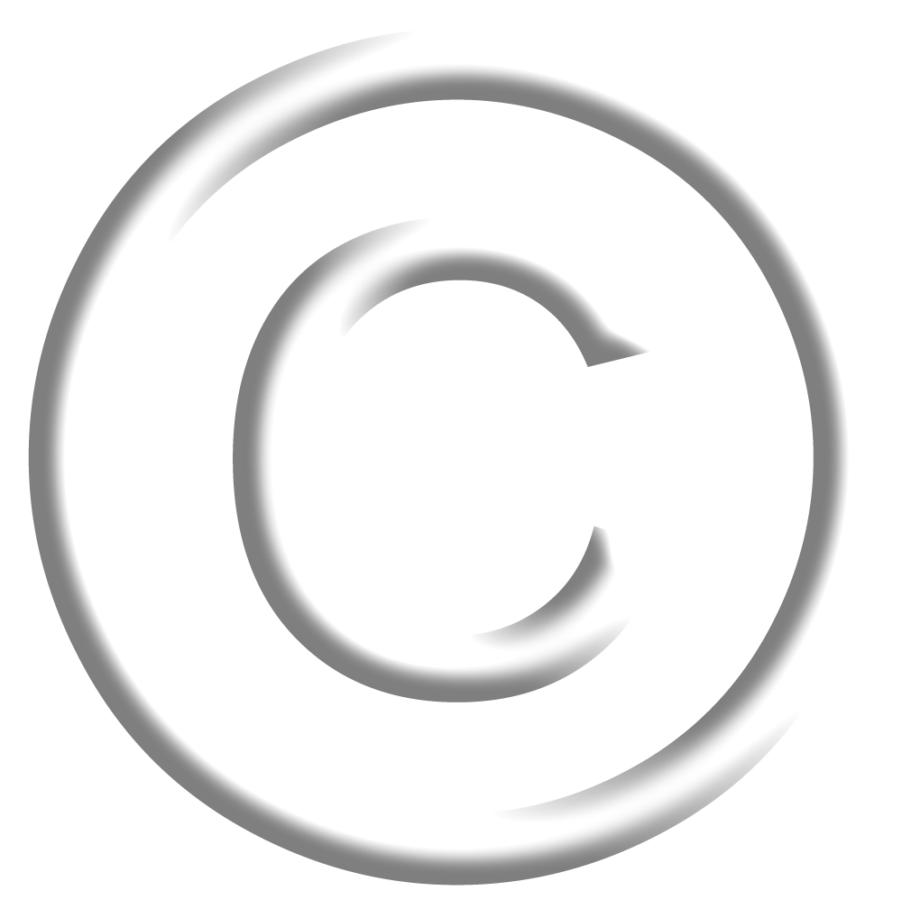 Copyright Silver Logo PNG