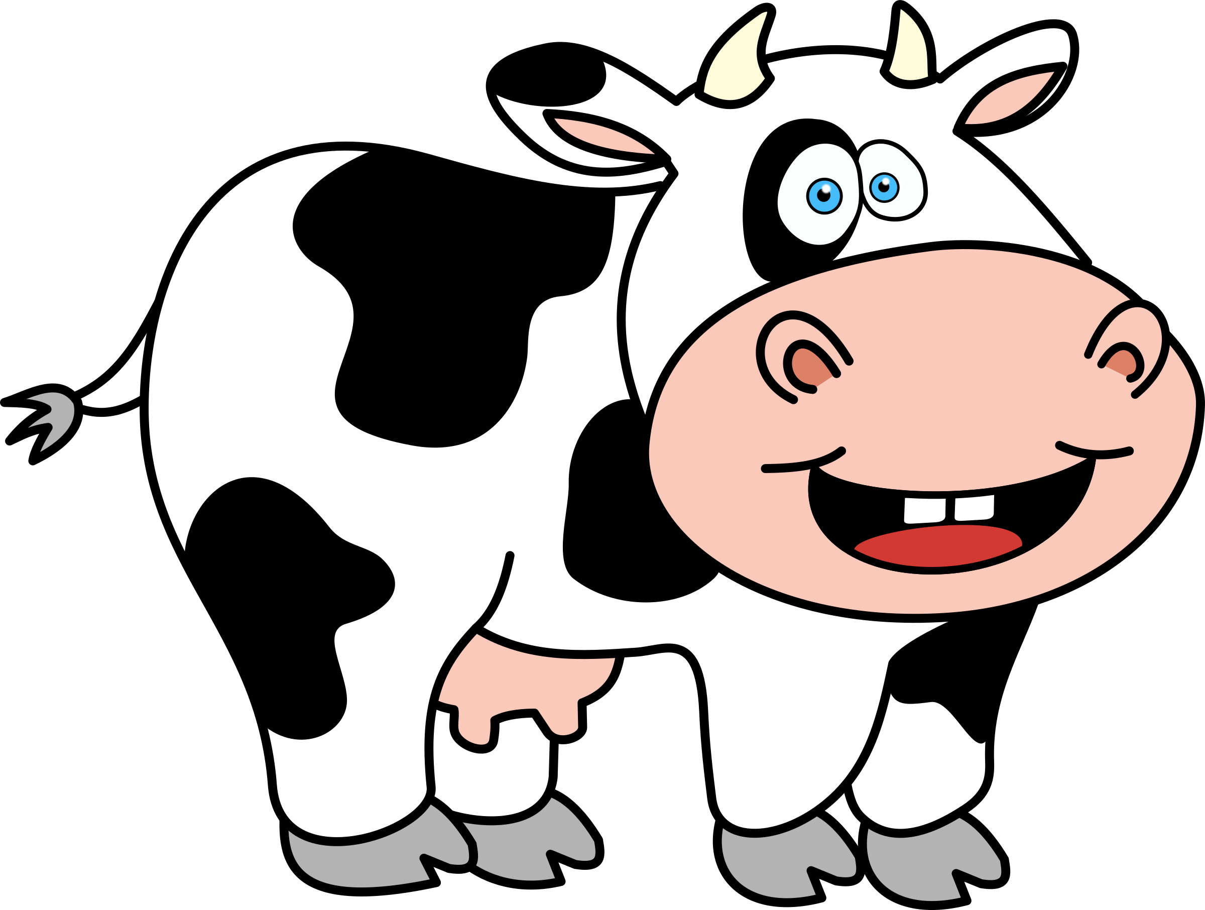 Cow Cartoon PNG | PNG Play