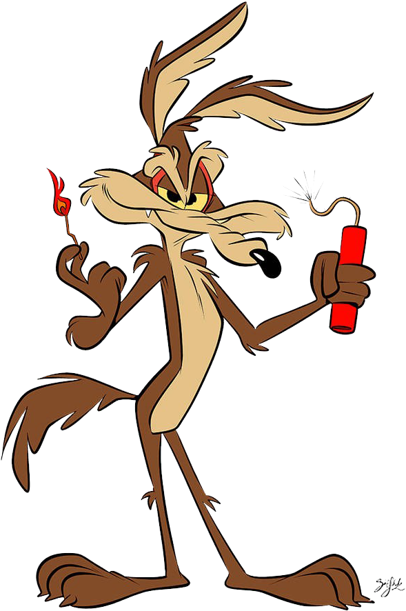 Coyote Cartoon Vector PNG | PNG Play