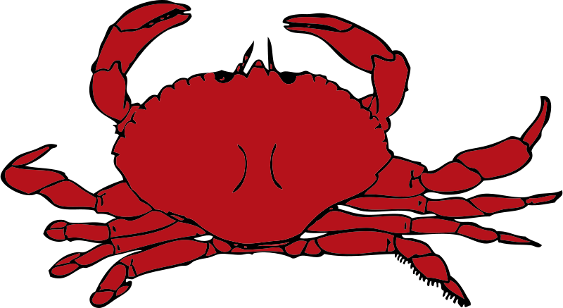 Crab Cartoon Clipart Transparent PNG