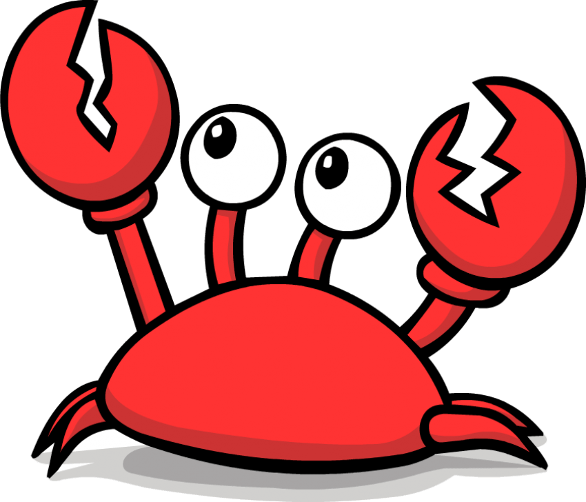Crab Cartoon Vector Transparent PNG