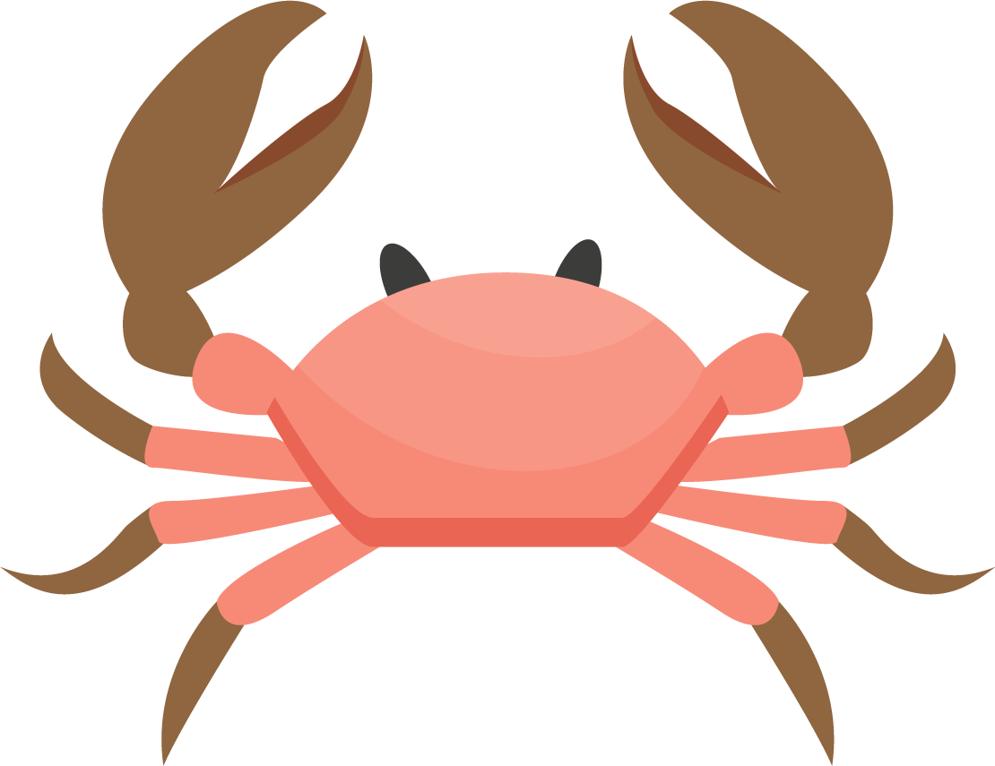 Crab Logo Transparent PNG