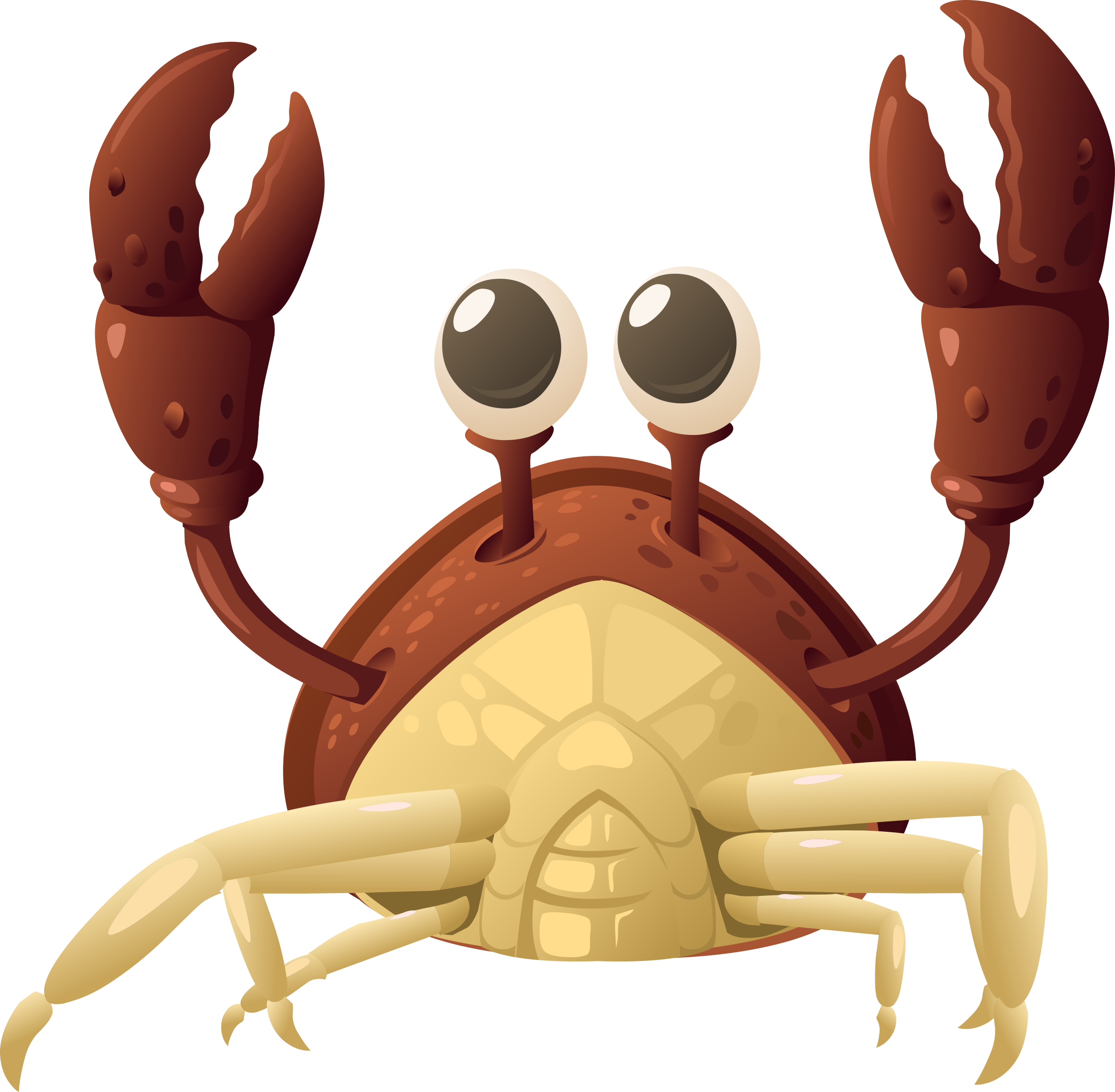 Crab Vector Transparent PNG