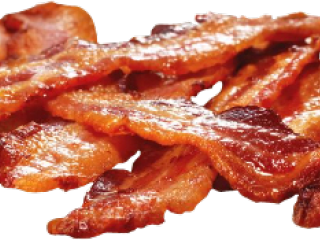 Crispy Bacon Background PNG Image