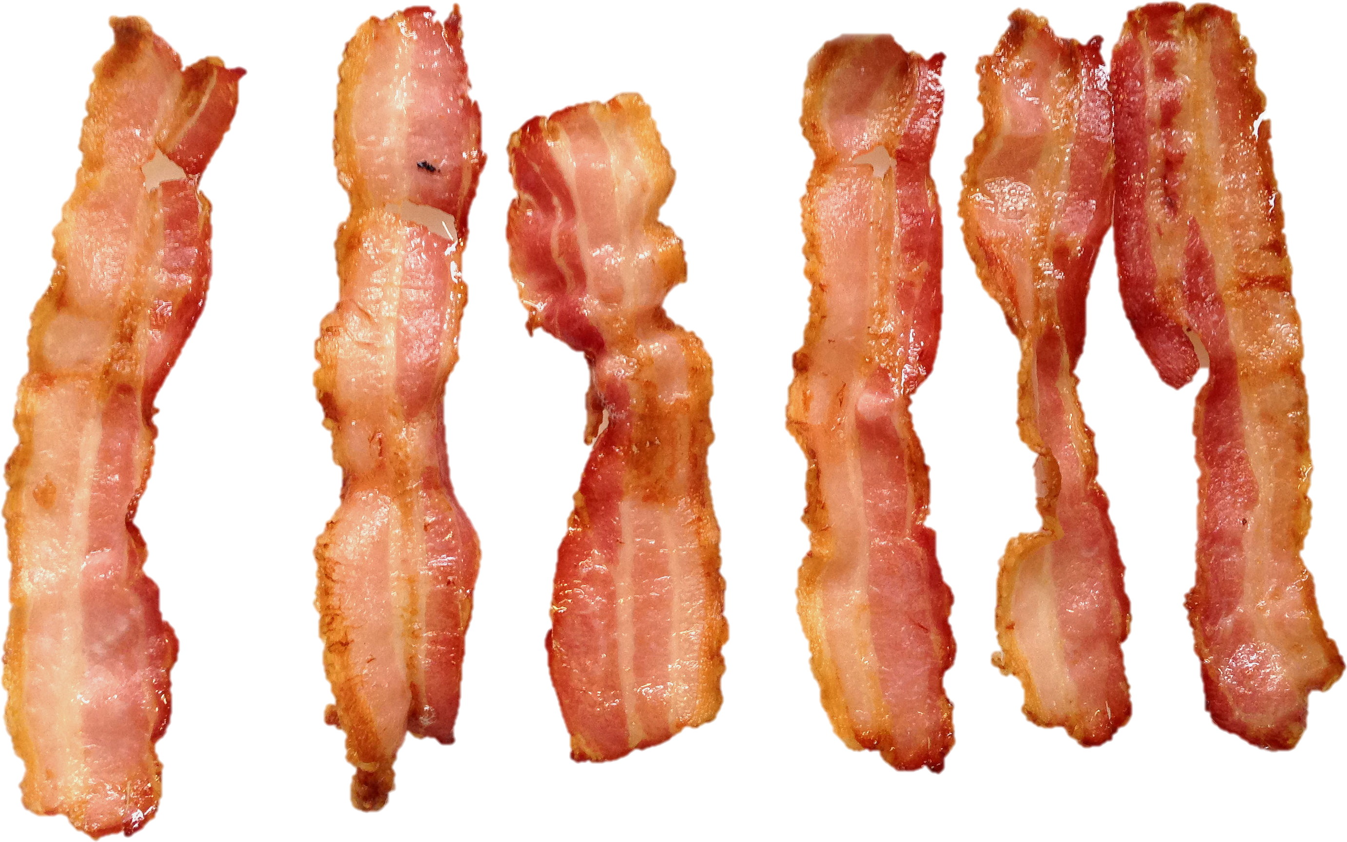 Crispy Bacon PNG Clipart Background
