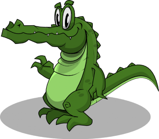 Crocodile Cartoon Transparent PNG