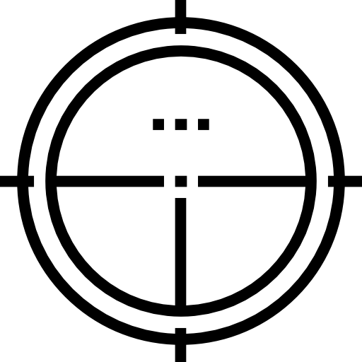 Crosshair Shooting Aim Transparent PNG