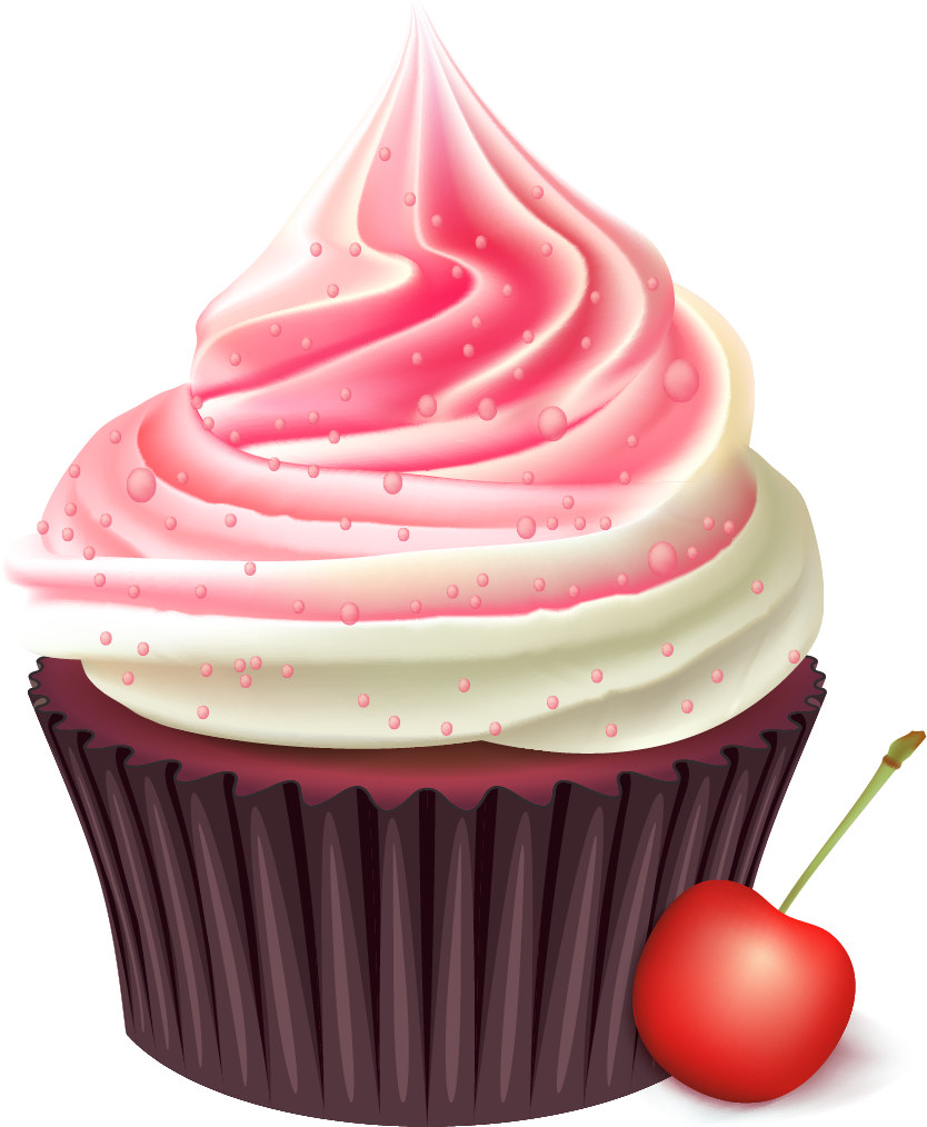 Cupcake-Dessert transparent frei PNG