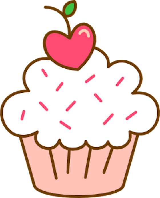 Cupcake-Vektor-Hintergrund-PNG-Bild