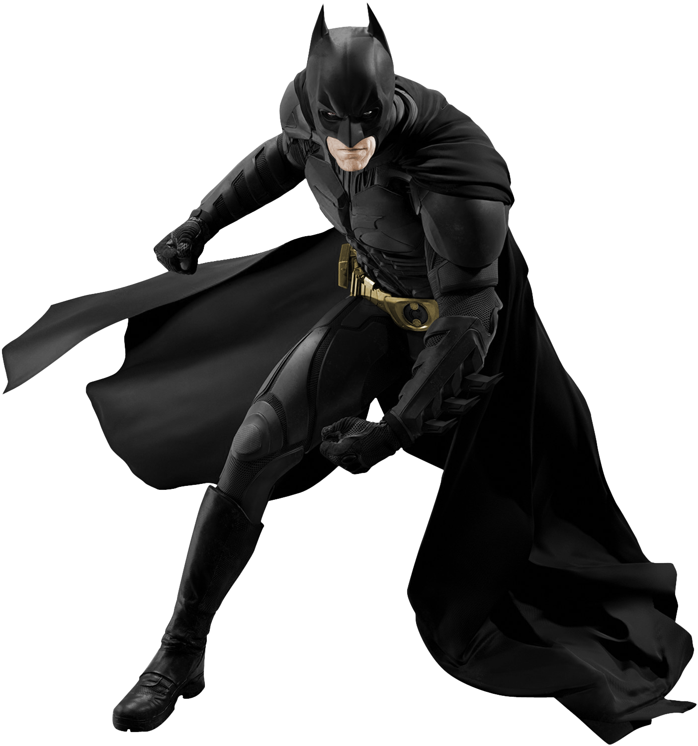 Dark Knight Batman Angry Black Dress Transparent PNG