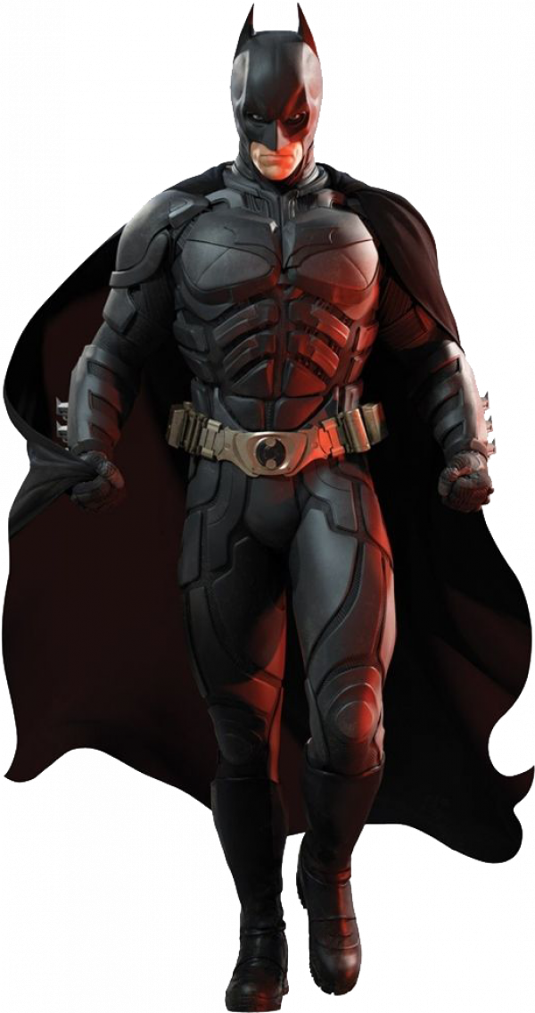 Dark Knight Batman Standing Angry Transparent PNG