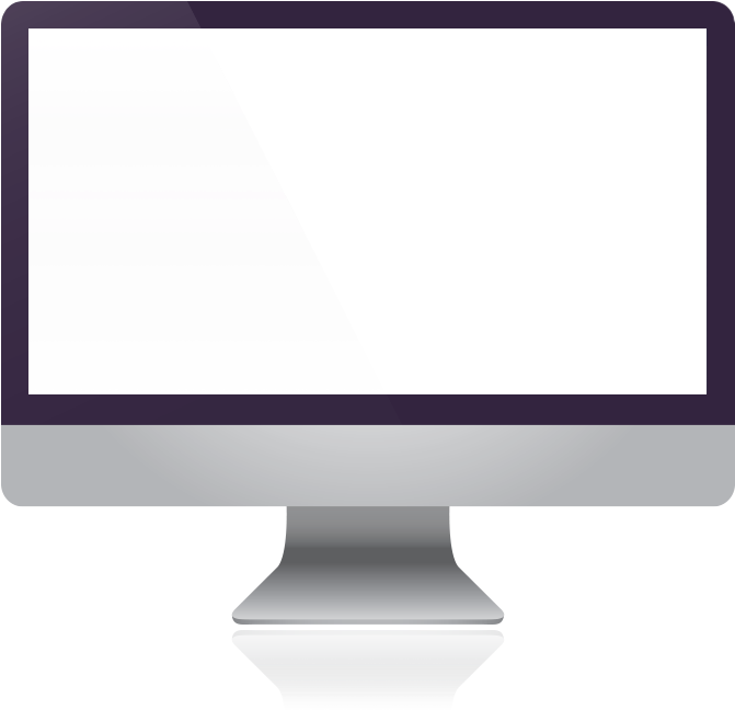 Desktop Computer Monitor Background PNG Image