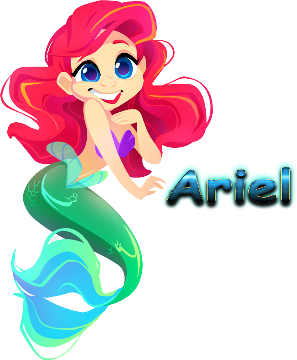 Disney Ariel Smile PNG