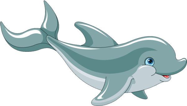 Dolphin Cartoon Transparent PNG