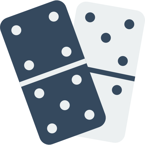Dominoes Game Logo Transparent Background