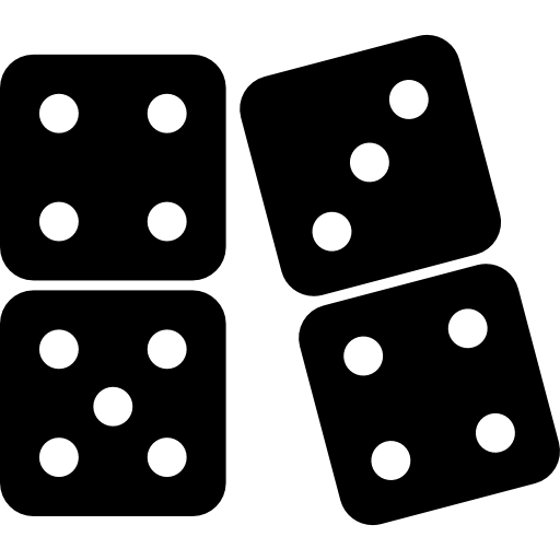 Dominoes Game Silhouette Transparent Background