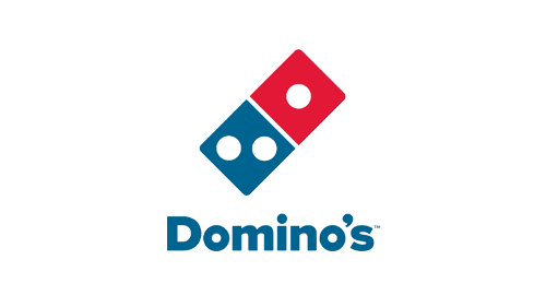 Dominos Pizza Logo Background PNG Image