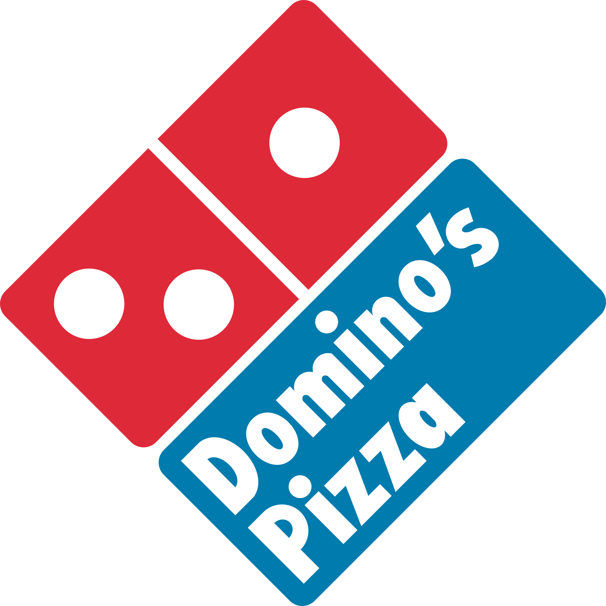 Dominos Pizza logo PNG HD Качество