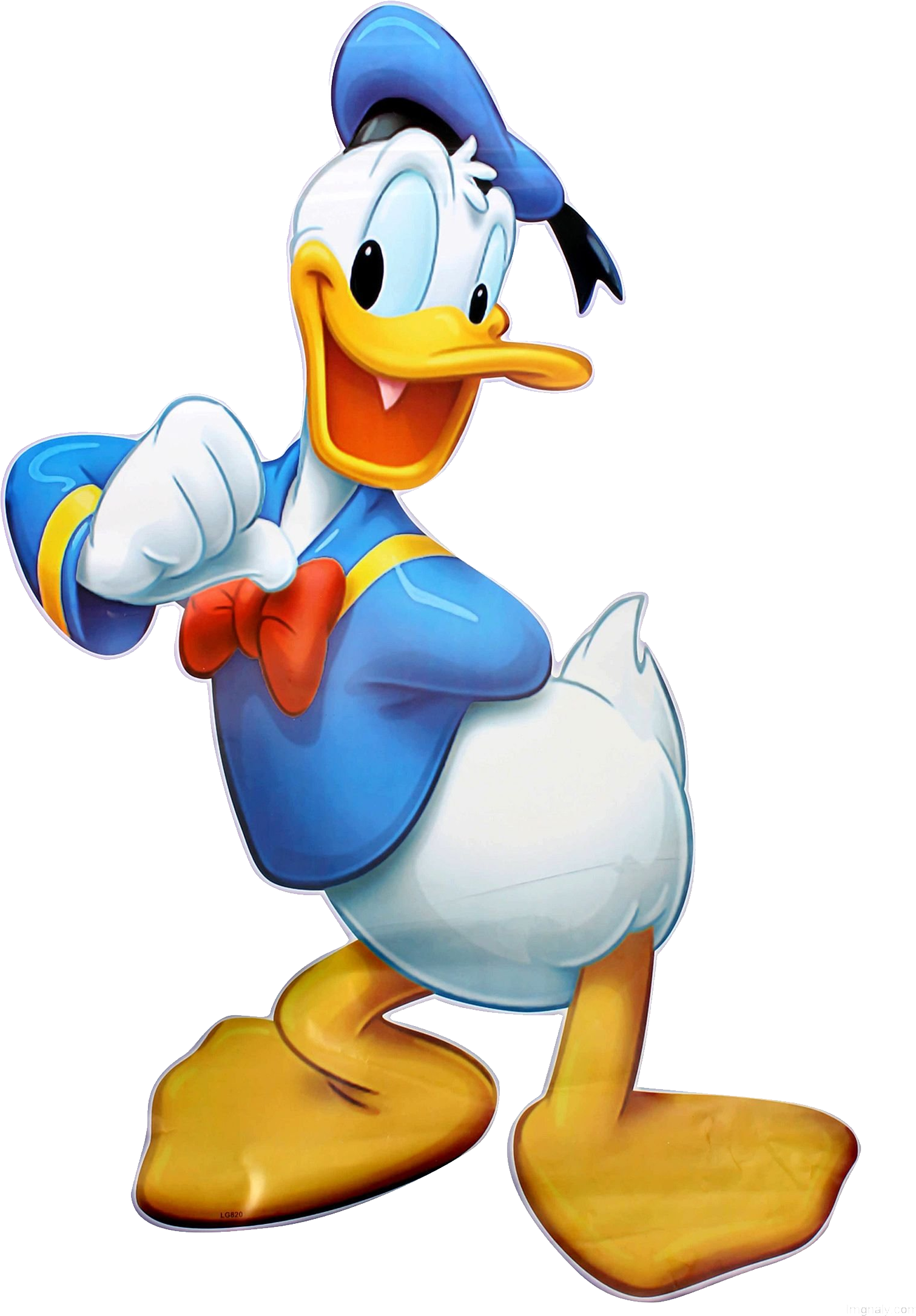 Donald Duck Cartoon Background PNG Image