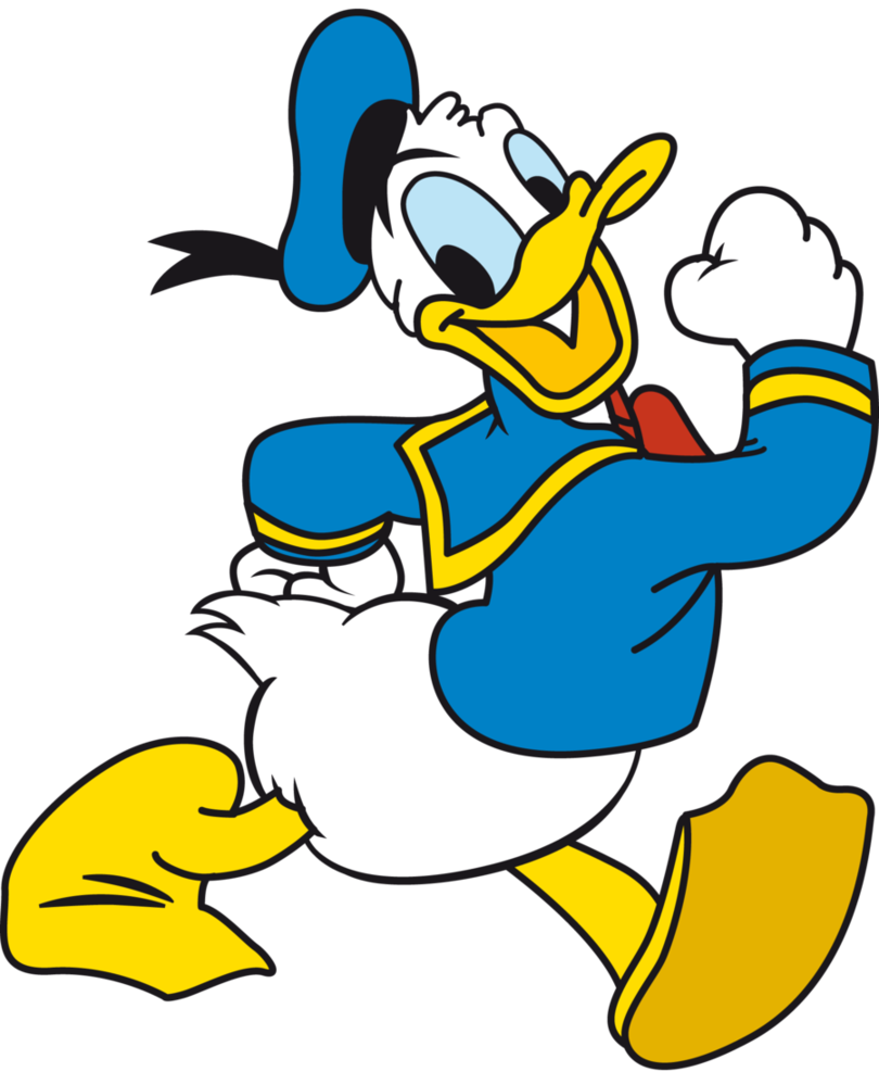 Donald Duck Character Background PNG Image