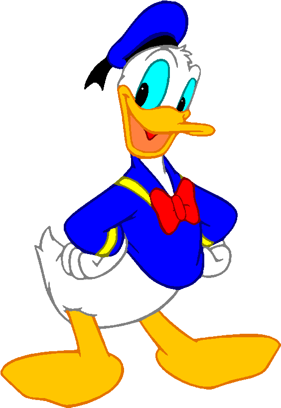 Donald Duck Sleeping PNG Clipart Background