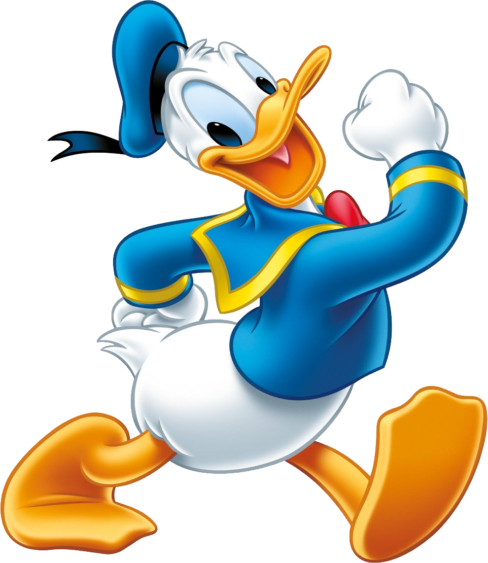Donald Duck Vector PNG Clipart Background