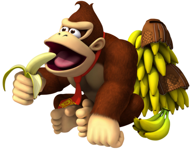 Donkey Kong Cartoon Background PNG Image