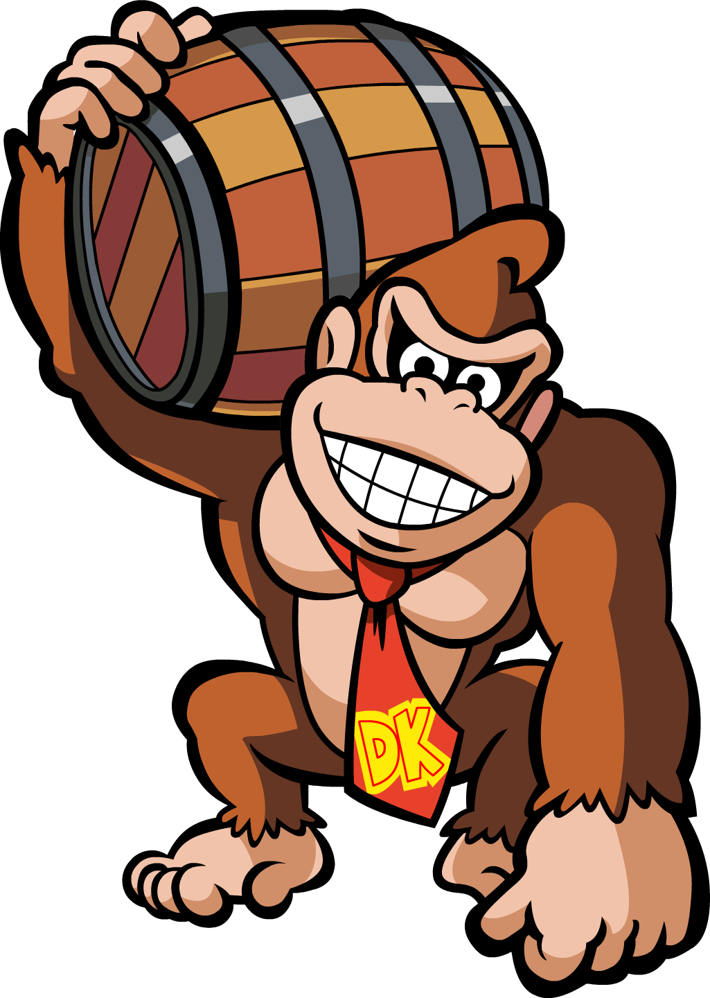 Donkey Kong Character Background PNG Image