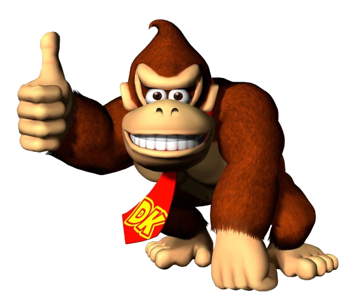 Donkey Kong Vector PNG Clipart Background