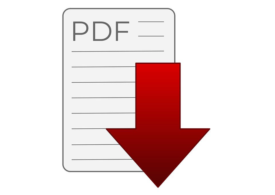 Downloadable Pdf Button Vector Transparent File