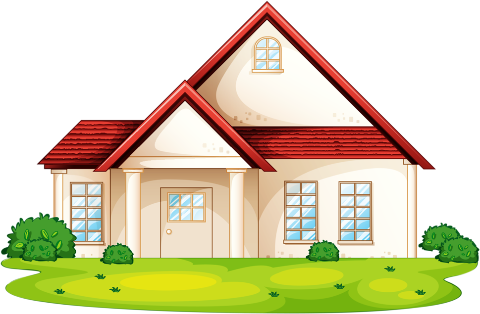 Dream House Vector PNG Clipart Background